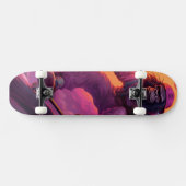 Affe beim Skateboardfahren Skateboard (Horizontal)