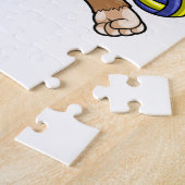 Affe beim Sport mit Volleyball Puzzle (Seite)