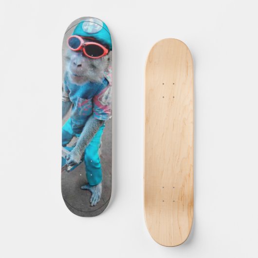 Affe-Brett Skateboard (Vorderseite)