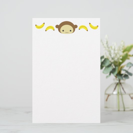 Affe Briefpapier (Stehend Vorderseite)