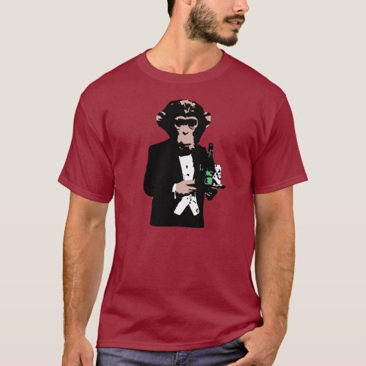 Affe-Butler T-Shirt (Vorderseite)