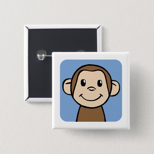 Affe Button (Vorne & Hinten)