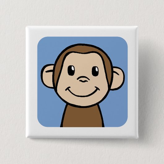 Affe Button (Vorderseite)