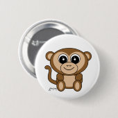 Affe Button (Vorne & Hinten)