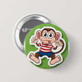 Affe Button (Vorne & Hinten)