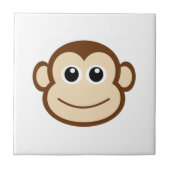 Affe-Cartoon Fliese (Vorderseite)
