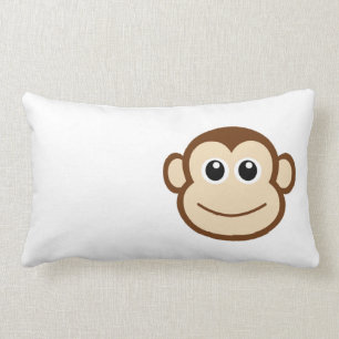 Affe-Cartoon Lendenkissen