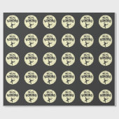 Affe Chimpanze Bonobo DNA Geschenkpapier (Flach)