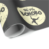 Affe Chimpanze Bonobo DNA Geschenkpapier (Rolleneckpunkt)