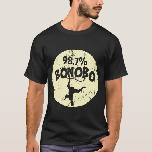 Affe Chimpanze Bonobo DNA T-Shirt (Vorderseite)