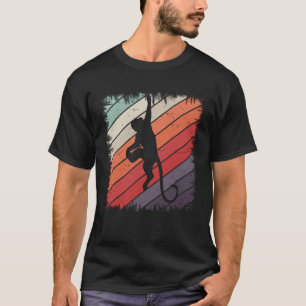 Affe Chimpanzee Ape Zoo Tierretro Vintag T-Shirt