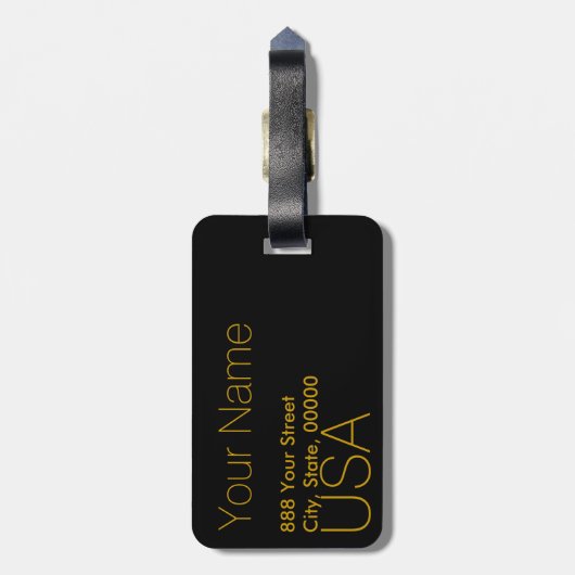 Affe-chinesischer Gepäckanhänger (Rückseite vertikal)