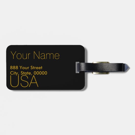 Affe-chinesischer Gepäckanhänger (Rückseite horizontal)