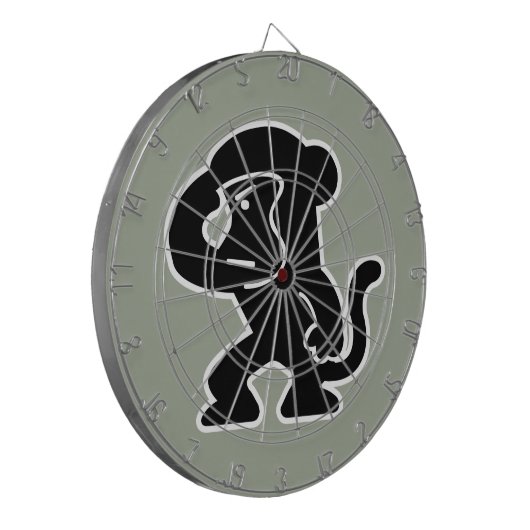 Affe Dartscheibe (Vorderseite Links)