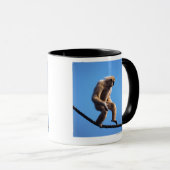 Affe, der auf Seil geht Tasse (VorderseiteRechts)