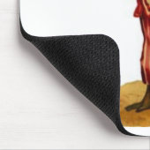 Affe, der das Accordian spielt Mousepad (Ecke)