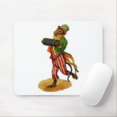 Affe, der das Accordian spielt Mousepad (Mit Mouse)