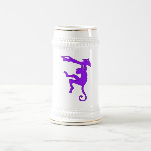 Affe, der im Baum-Silhouette-Cartoon schwingt Bierglas (Mittel)