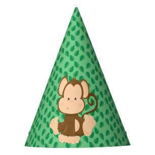 Affe des Baby-Safari-Tier-Party-  Partyhütchen