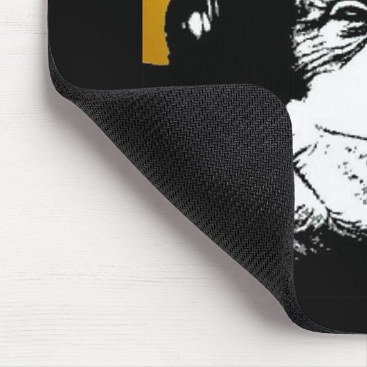 Affe DJ-Mausunterlage Mousepad (Ecke)