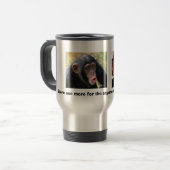 Affe Dubya Reisebecher (Vorderseite Links)