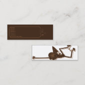 Affe - dünn mini visitenkarte (Vorne/Hinten)