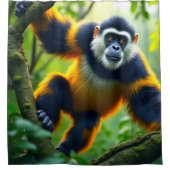 Affe Duschvorhang (Vorderseite)