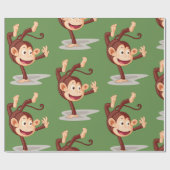 Affe-einerseits glattes Packpapier (Flach)