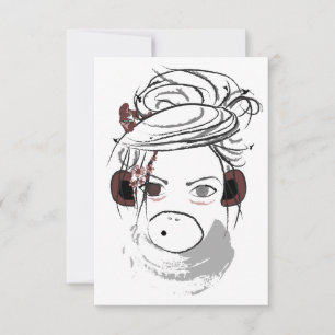 Affe. Einladung