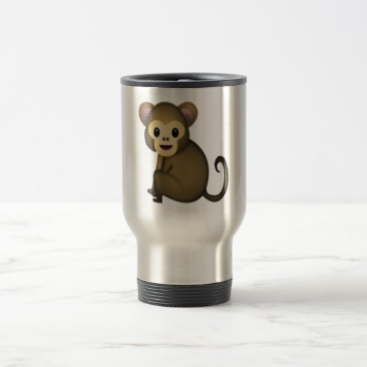 Affe - Emoji Reisebecher (Mittel)