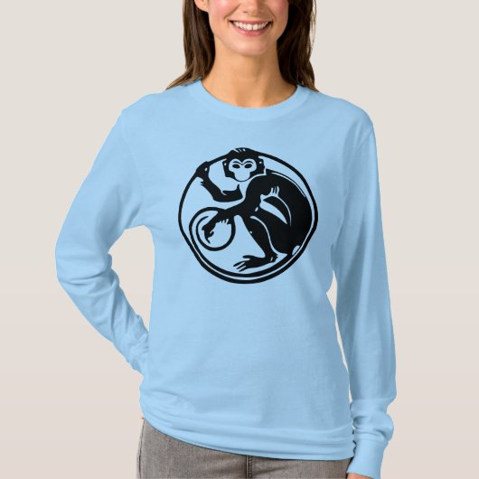 Affe-Entwurfs-Shirt T-Shirt (Vorderseite)