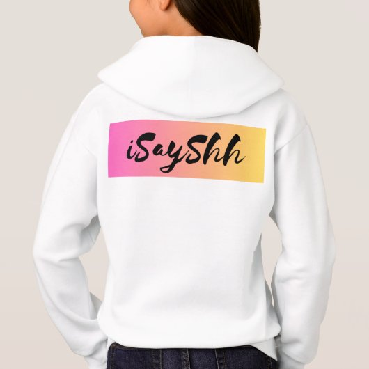 Affe essen Banane unter dem Pflaster Hoodie (Rückseite)