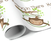 Affe-Fall herein dort Geschenkpapier (Rolleneckpunkt)