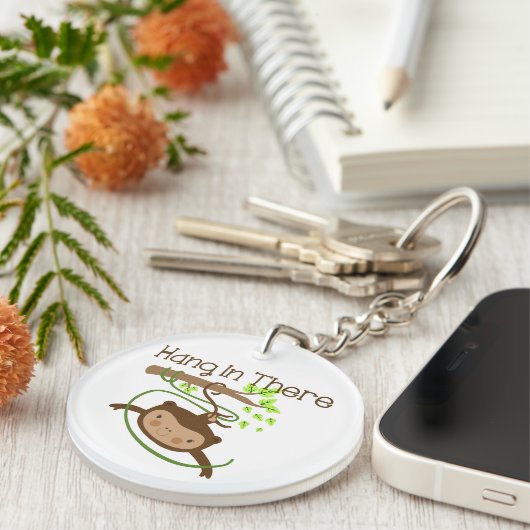 Affe-Fall herein dort Schlüsselanhänger (Vorderseite rechts)