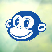 Affe Fensteraufkleber (Blatt 3)