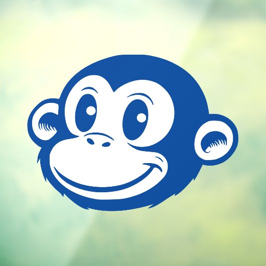 Affe Fensteraufkleber (Blatt 3)