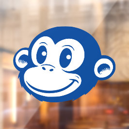 Affe Fensteraufkleber