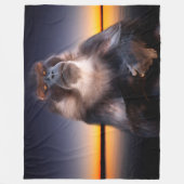 Affe Fleecedecke (Vorderseite)