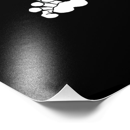 Affe Fotodruck (Ecke)