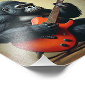 Affe Fotodruck (Ecke)