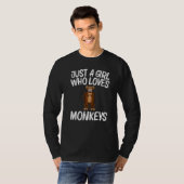 Affe für Mädchen Kinder Primat Tier Affe T-Shirt (Vorne ganz)