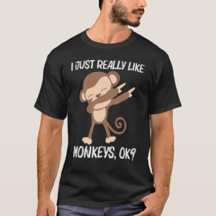 Affe für Männer Frauen Ape Zoo Wildtier 1 T-Shirt
