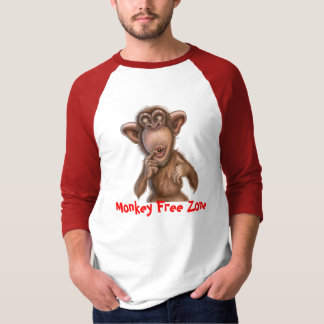 Affe geben T - Shirt frei