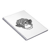 Affe-Gekritzel-Gesicht Notizblock (Rechte Seite)