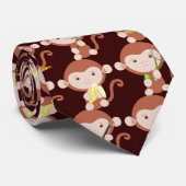 Affe-Gemisch-Krawatte Krawatte (Gerollt)
