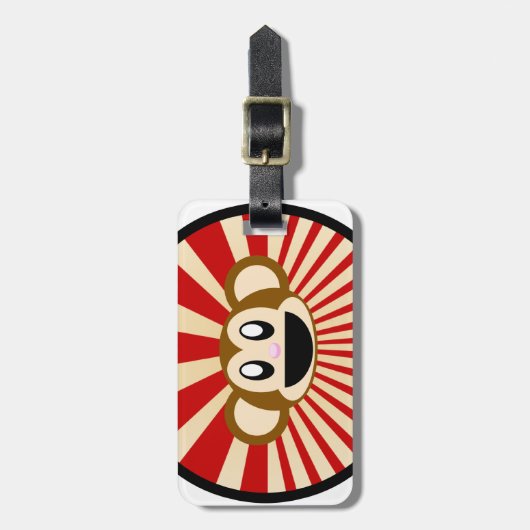 Affe! Gepäckanhänger (Vorderseite vertikal)