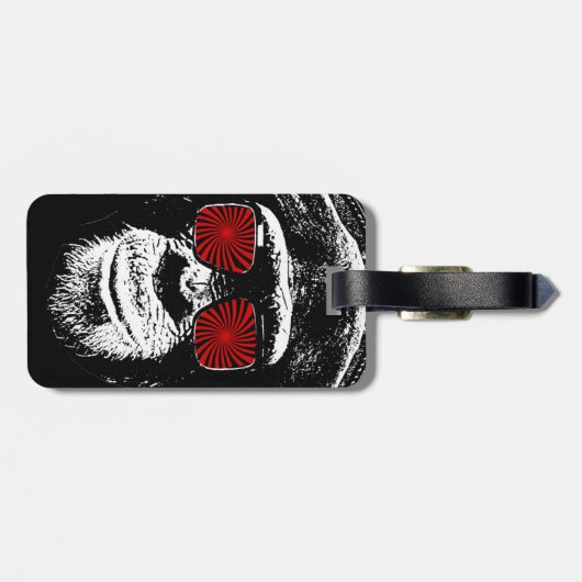 Affe Gepäckanhänger (Rückseite horizontal)