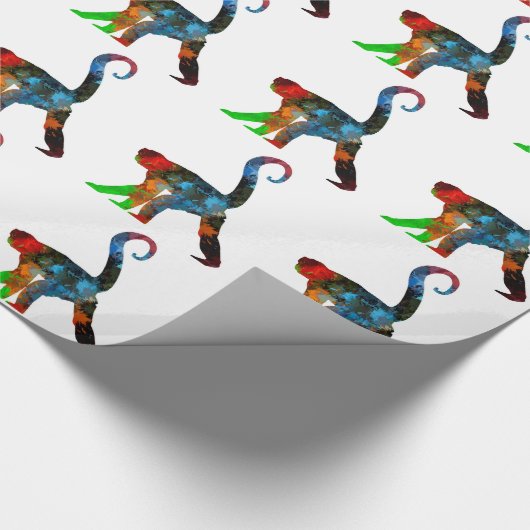 Affe Geschenkpapier (Ecke)
