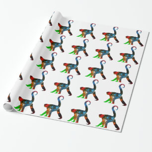Affe Geschenkpapier