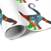 Affe Geschenkpapier (Rolleneckpunkt)